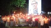 বঙ্গবন্ধুর শাহাদাত বার্ষিকীতে সিলেটে প্রদীপ প্রজ্জলন ও আলোর মিছিল