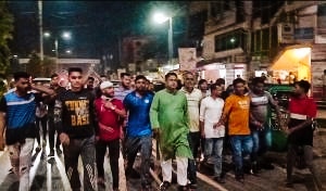 হরতালের প্রতিবাদে গোলাপগঞ্জে বিক্ষোভ