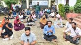 সিলেট মেডিকেল বিশ্ববিদ্যালয় কর্মচারীদের অবস্থান ধর্মঘট পালন