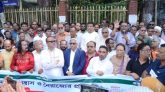 সিলেটে হরতাল বিরোধী শান্তি সমাবেশ করেছে আওয়ামীলীগ