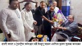 মন্ত্রী ইমরান আহমদ এমপিকে পাড়ুয়া আনোয়ার উচ্চ বিদ্যালয় এন্ড কলেজের ফুলের শুভেচ্ছা