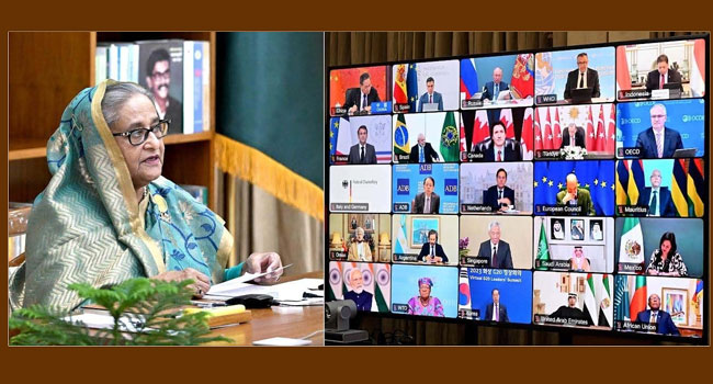 বিশ্ব বাঁচাতে যুদ্ধকে না বলুন : প্রধানমন্ত্রী