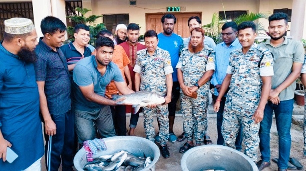 সিলেটের ৭ এপিবিএন-এর মাছ চাষে সফলতা