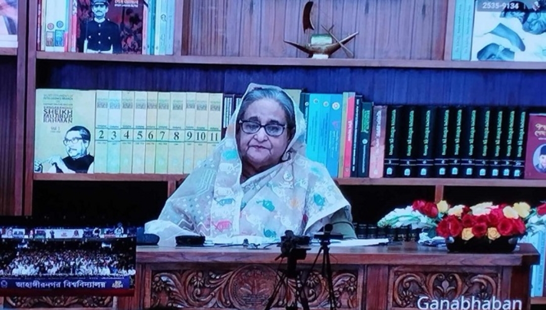 জাবির ৭ স্থাপনার উদ্বোধন করলেন প্রধানমন্ত্রী