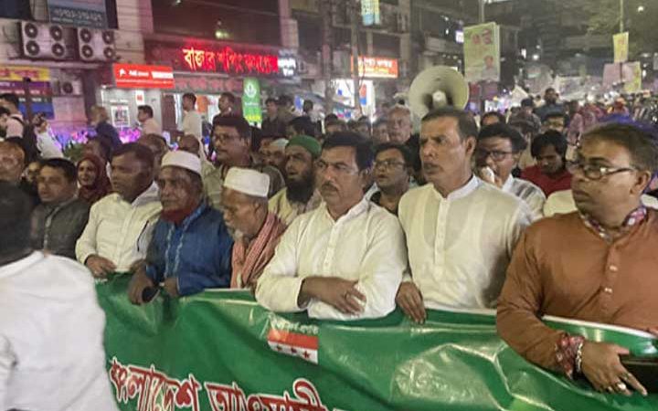 তফসিলকে স্বাগত জানিয়ে আ,লীগের আনন্দ মিছিল