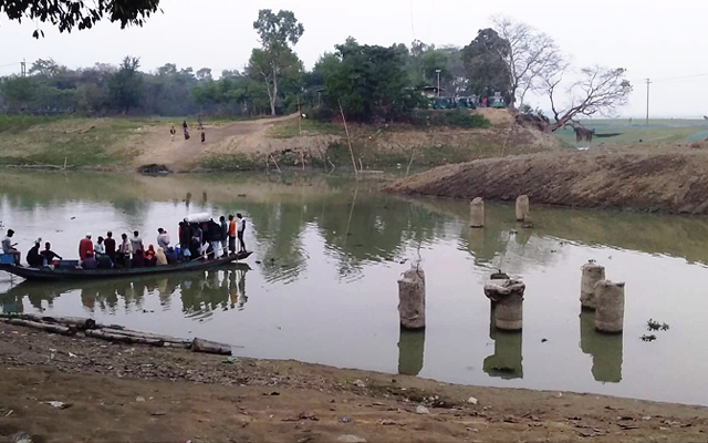 বালাগঞ্জে বড়ভাঙা নদীর উপর নির্মিতব্য দুই সেতুর ভিত্তিপ্রস্থর স্থাপন করলেন সেতুমন্ত্রী