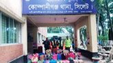 কোম্পানীগঞ্জে ট্রাক ভর্তি ভারতীয় মদের চালান আটক