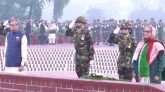 বিজয় দিবসে স্মৃতিসৌধে রাষ্ট্রপতি ও প্রধানমন্ত্রীর শ্রদ্ধা
