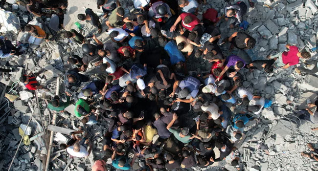 গাজায় উদ্বাস্তু শিবিরে ইসরাইলের ভয়াবহ হামলা