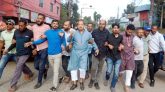 ১০ম দফা অবরোধের ১ম দিনে সিলেটে বিএনপির মিছিল
