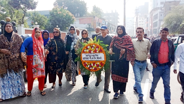 শহীদ বুদ্ধিজীবী দিবসে সিলেট মহানগর বিএনপির শ্রদ্ধাঞ্জলী