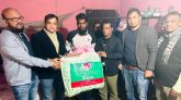 সিলেটে কারাবন্দী স্বেচ্ছাসেবক দলনেতার পরিবারকে উপহার প্রদান