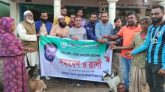 কমলগঞ্জে সড়ক দুর্ঘটনায় ক্ষতিগ্রস্ত পরিবারকে নিসচার ছাগল বিতরণ