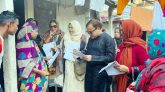 সিলেটে মহিলা দলের লিফলেট বিতরণ ও গণসংযোগ