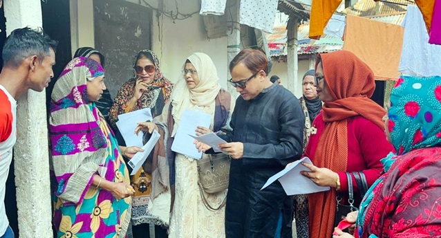 সিলেটে মহিলা দলের লিফলেট বিতরণ ও গণসংযোগ