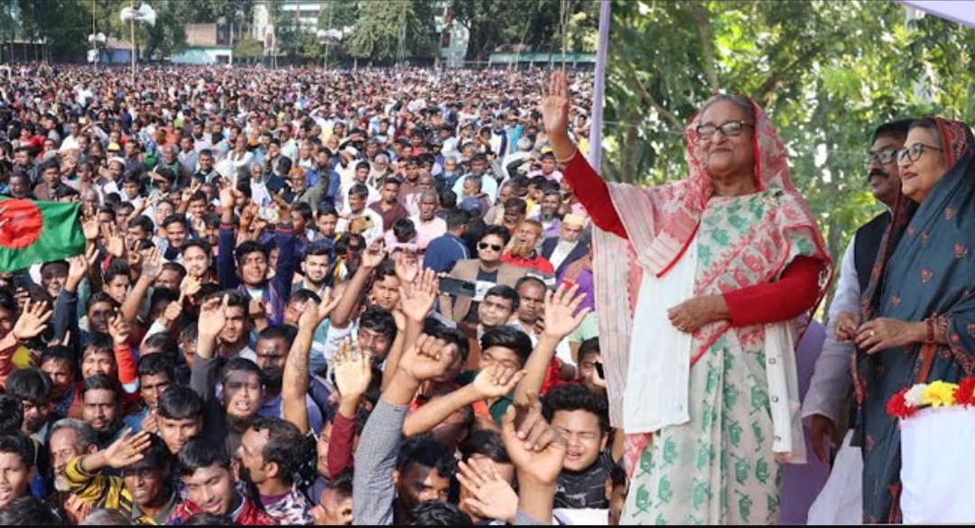 নৌকা’ জনগণকে একটি উন্নত ও সমৃদ্ধ দেশ দেবে : প্রধানমন্ত্রী