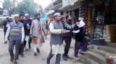 সিলেট মহানগর জামায়াতের লিফলেট বিতরণ
