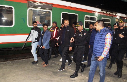 নাশকতা রোধে সিলেট রেল স্টেশনে র‍্যাবের নিরাপত্তা জোরদার