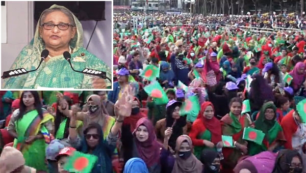 নির্বাচন প্রতিহত করবে এতো সাহস তারা পায় কোথায় : প্রধানমন্ত্রী