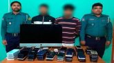 সিলেটে সাড়ে ১৯ লাখ টাকার চোরাই মোবাইলসহ আটক ২