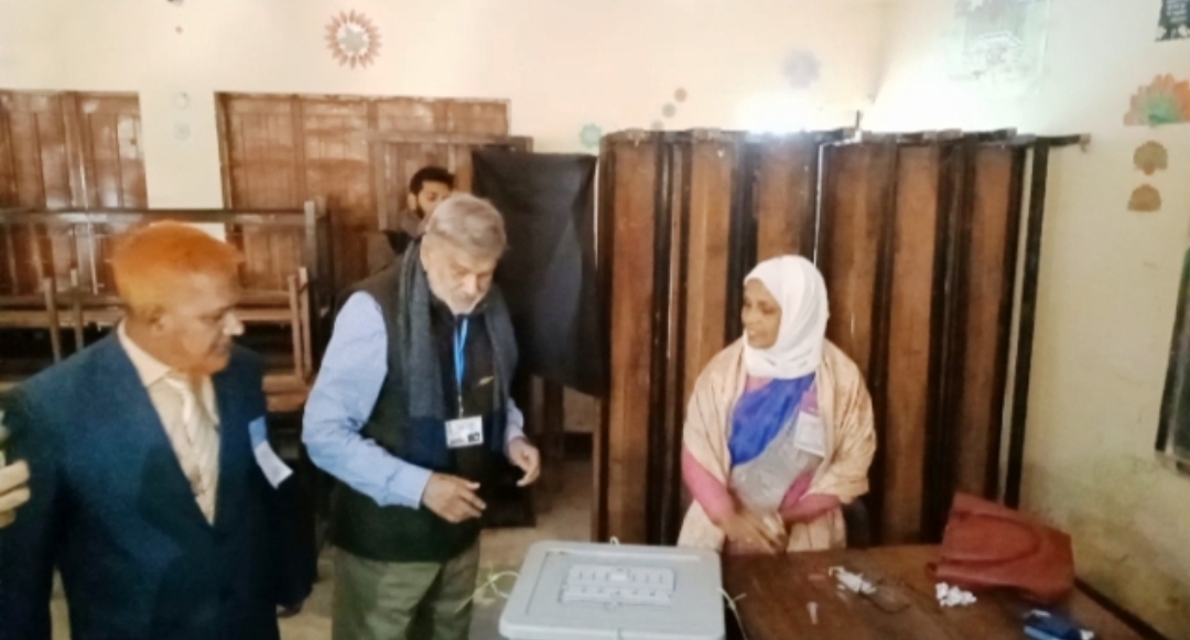 সুনামগঞ্জ ১ আসনে ভোট দিলেন পরিকল্পনামন্ত্রী