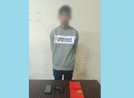 সিলেটে বিদেশি পিস্তলসহ হোটেল কর্মচারী আটক