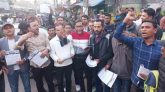 সিলেট জেলা স্বেচ্ছাসেবক দলের লিফলেট বিতরণ