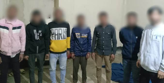 সিলেটের বড়শালা থেকে ৭ জুয়াড়ি আটক