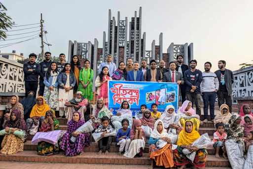 সিকৃবিতে কৃষ্ণচূড়া সাংস্কৃতিক সংঘের শীতবস্ত্র বিতরণ