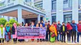 শান্তিগঞ্জে চিকিৎসক-কর্মচারীদের বিক্ষোভ ও মানববন্ধন