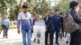 সিলেটে কেন্দ্রে যাচ্ছে নির্বাচনি সরঞ্জাম, ব্যালট যাবে ভোরে