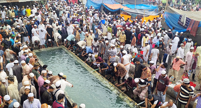 তুরাগতীরে বৃহত্তম জুমার নামাজে লাখো মুসল্লি