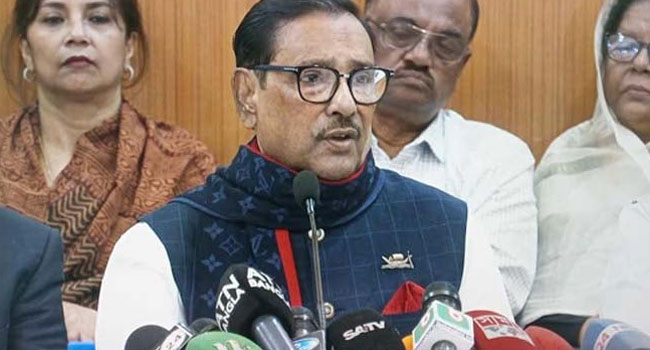 মির্জা ফখরুল আবারো দিবাস্বপ্নে বিভোর হয়ে পড়েছেন : ওবায়দুল কাদের