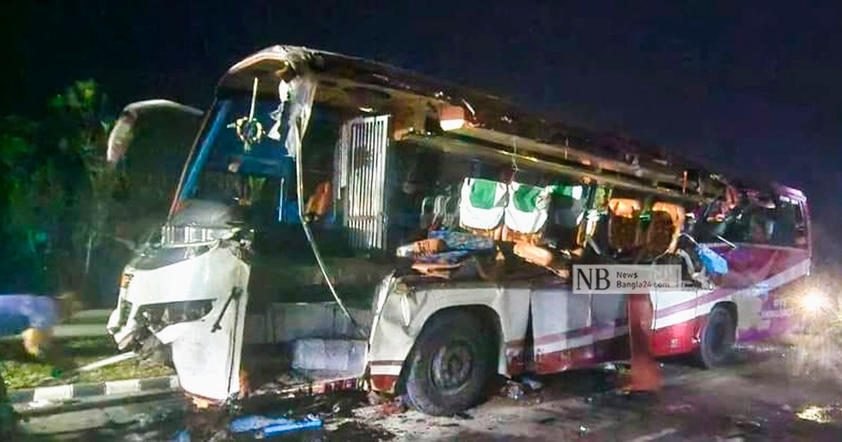 বঙ্গবন্ধু এক্সপ্রেসওয়েতে বাস-ট্রাক সংঘর্ষে নিহত ৫