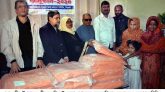 সিলেটে প্রধানমন্ত্রীর উপহারের শীতবস্ত্র সুরমা অন্ধ কল্যাণ সমিতির মাধ্যমে বিতরণ