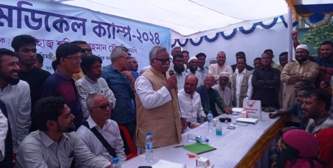 বিশ্বনাথ উপজেলা সমিতির ফ্রি মেডিকেল ক্যাম্প, ৬০০ রোগীকে সেবা প্রদান