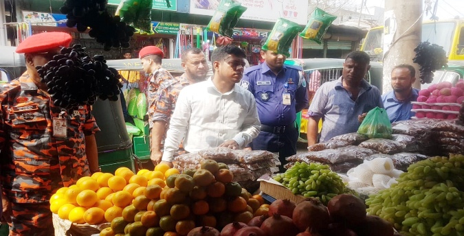 কমলগঞ্জে ভোক্তা-অধিকারের তদারকি অভিযান ও জরিমানা