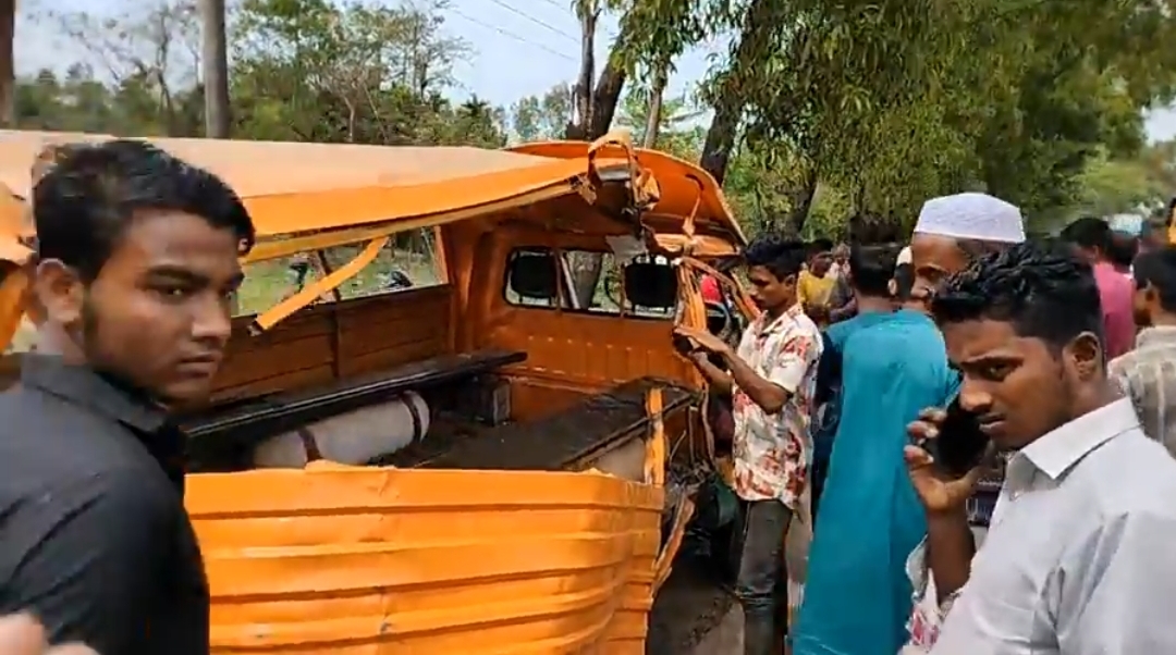 জৈন্তাপুরে পিকআপ-লেগুনার সংঘর্ষ, নিহত বেড়ে ৫
