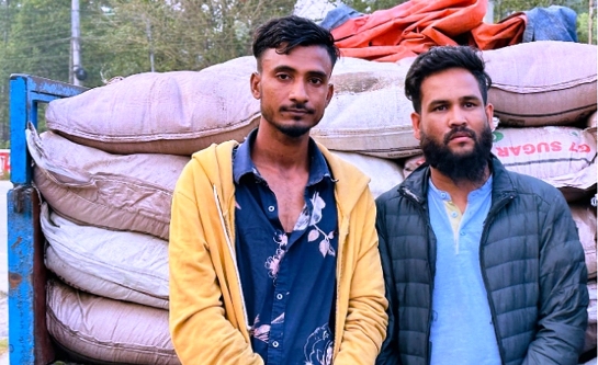 সিলেটে ভারতীয় ৬৪ বস্তা চিনি জব্দ, আটক ২