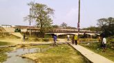 ছাতকে সরকারি খাল ভরাট করার অভিযোগ, বন্ধের দাবি এলাকাবাসীর