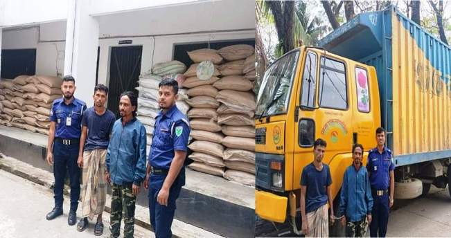 ছাত‌কে ৩০০ বস্তা ভারতীয় চি‌নিসহ ২ চোরাকারবারী গ্রেপ্তার
