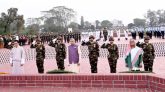স্বাধীনতা দিবসে স্মৃতিসৌধে রাষ্ট্রপতি-প্রধানমন্ত্রীর শ্রদ্ধা