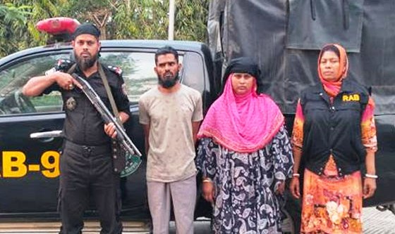 ব্রাহ্মণবাড়িয়ায় খুনের আসামি সিলেটে স্ত্রীসহ গ্রেপ্তার