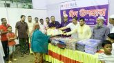 এনআরবি ব্যাংকের পরিচালক গিয়াস’র  পক্ষ থেকে ৭শ পরিবারের মাঝে ঈদ উপহার বিতরণ