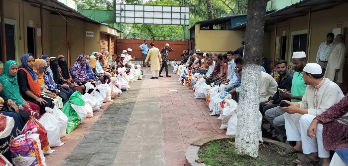 জিএসসি ইউকে সিলেট চ্যাপ্টারের ফুডপ্যাক বিতরণ