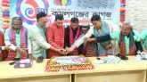 সাপ্তাহিক কমলগঞ্জের কাগজের ১ যুগ পূর্তিতে কেক কাটা ও আলোচনা সভা