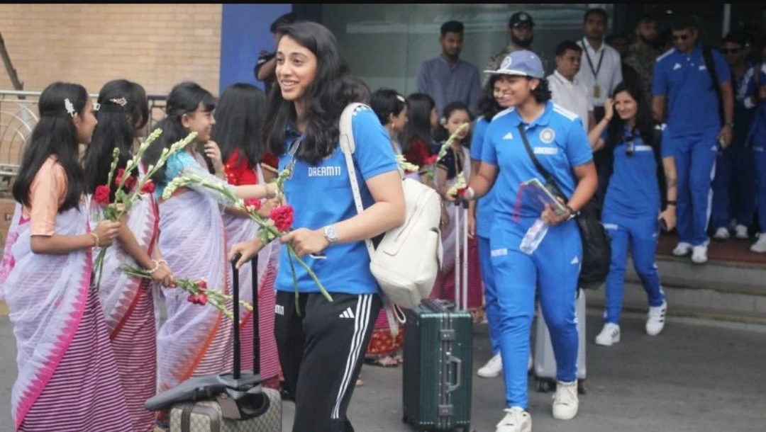 টি২০ খেলতে সিলেটে পৌছেছে ভারতীয় নারী ক্রিকেট দল