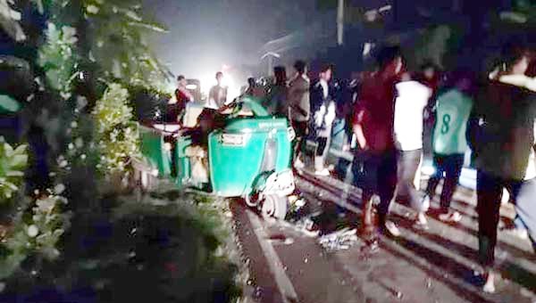 সিলেটে পিকআপ-অটোরিকশার সংঘর্ষে যুবক নিহত