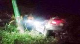 জৈন্তাপুরে ট্রাকের ধাক্কায় প্রাইভেট কার খাদে, নিহত ১