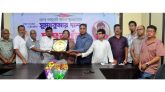 সুমনকুমার দাশ কে সিলেট জেলা প্রেসক্লাবের সংবর্ধনা
